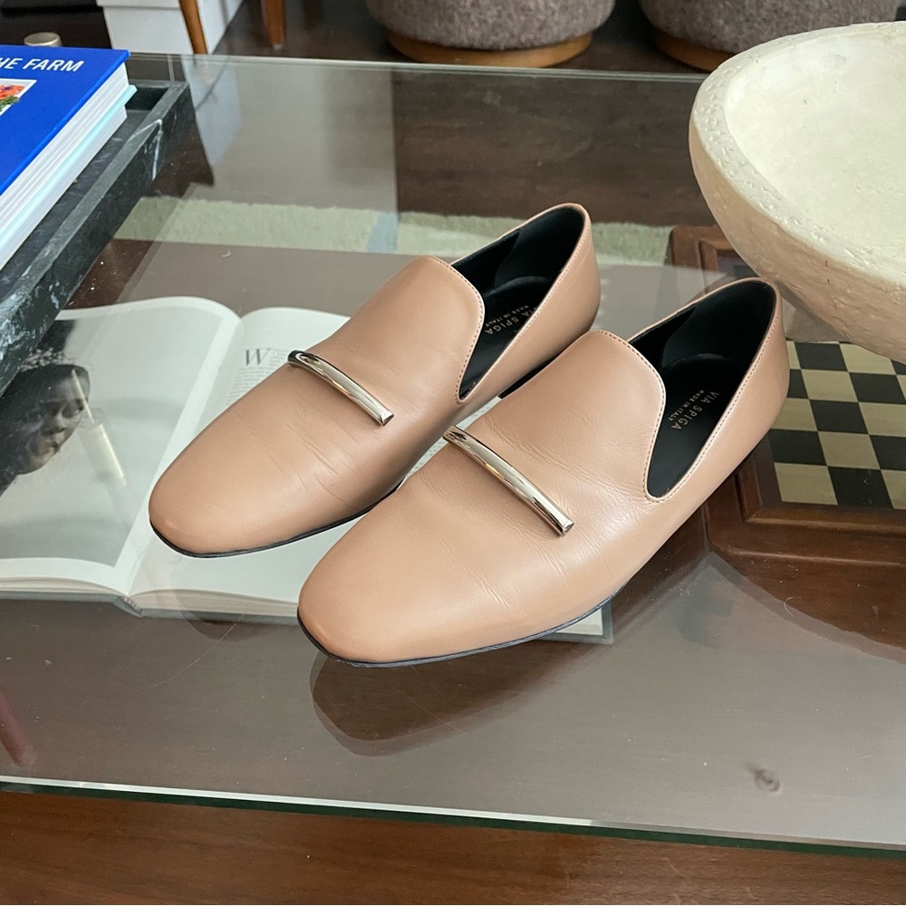 VIA SPIGA • tallis leather loafers